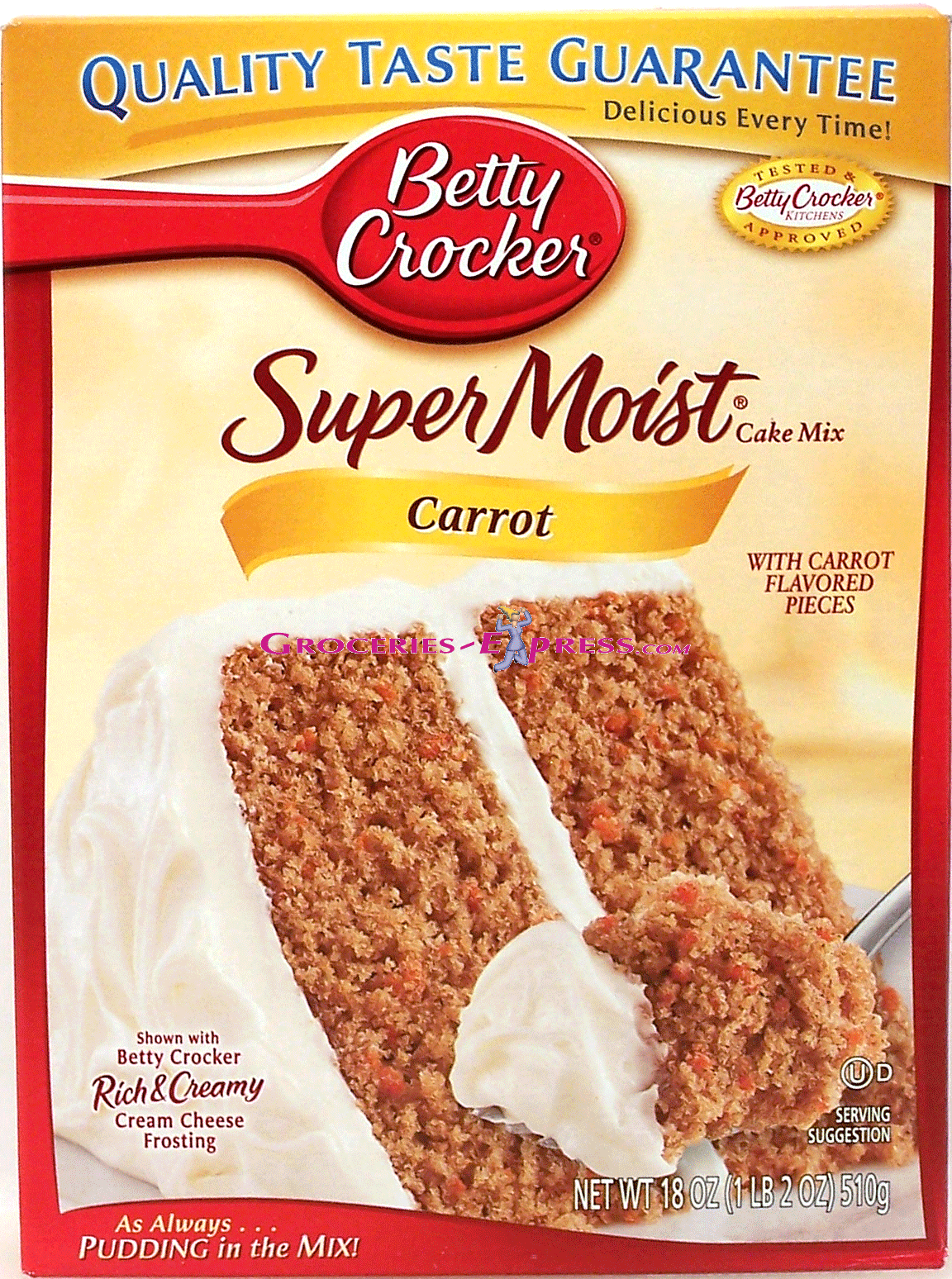 Betty Crocker&nbsp;Super Moist&nbsp;carrot cake mix, 1 cup of pudding in every cake Full-Size Picture